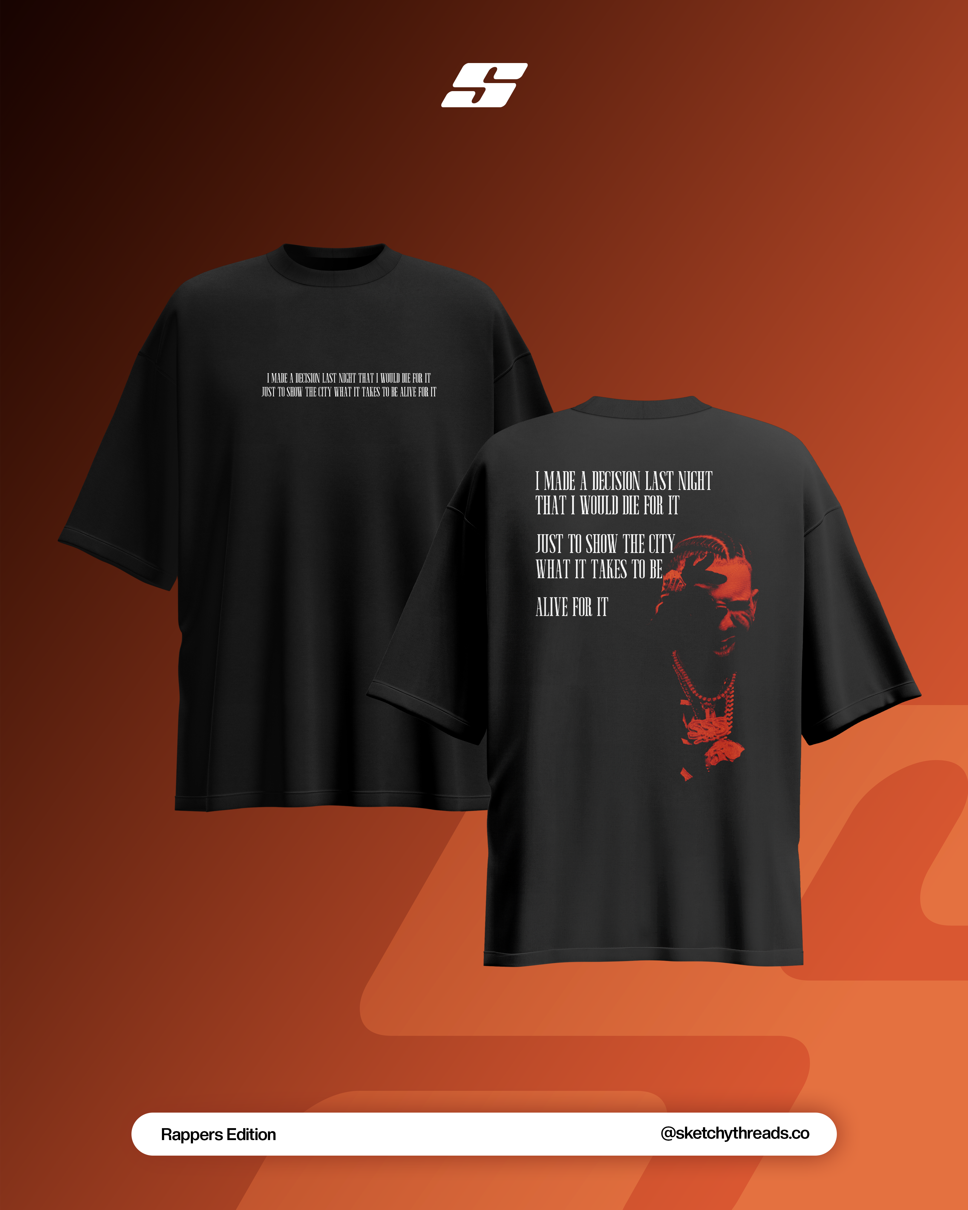 Drake - 9 Oversized Tee
